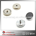 Pot Magnets/Holding Magnets with screw with ISO/CE certificates